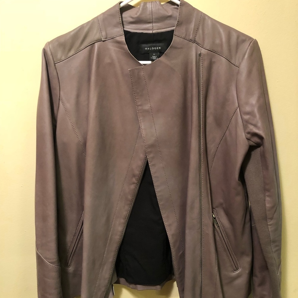 Halogen Leather Jacket - image 2